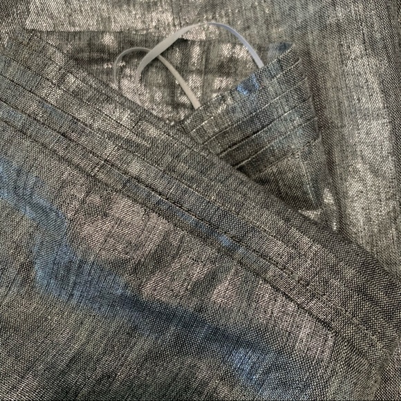 Alice + Olivia Silver Linen Romper - Picture 7 of 7